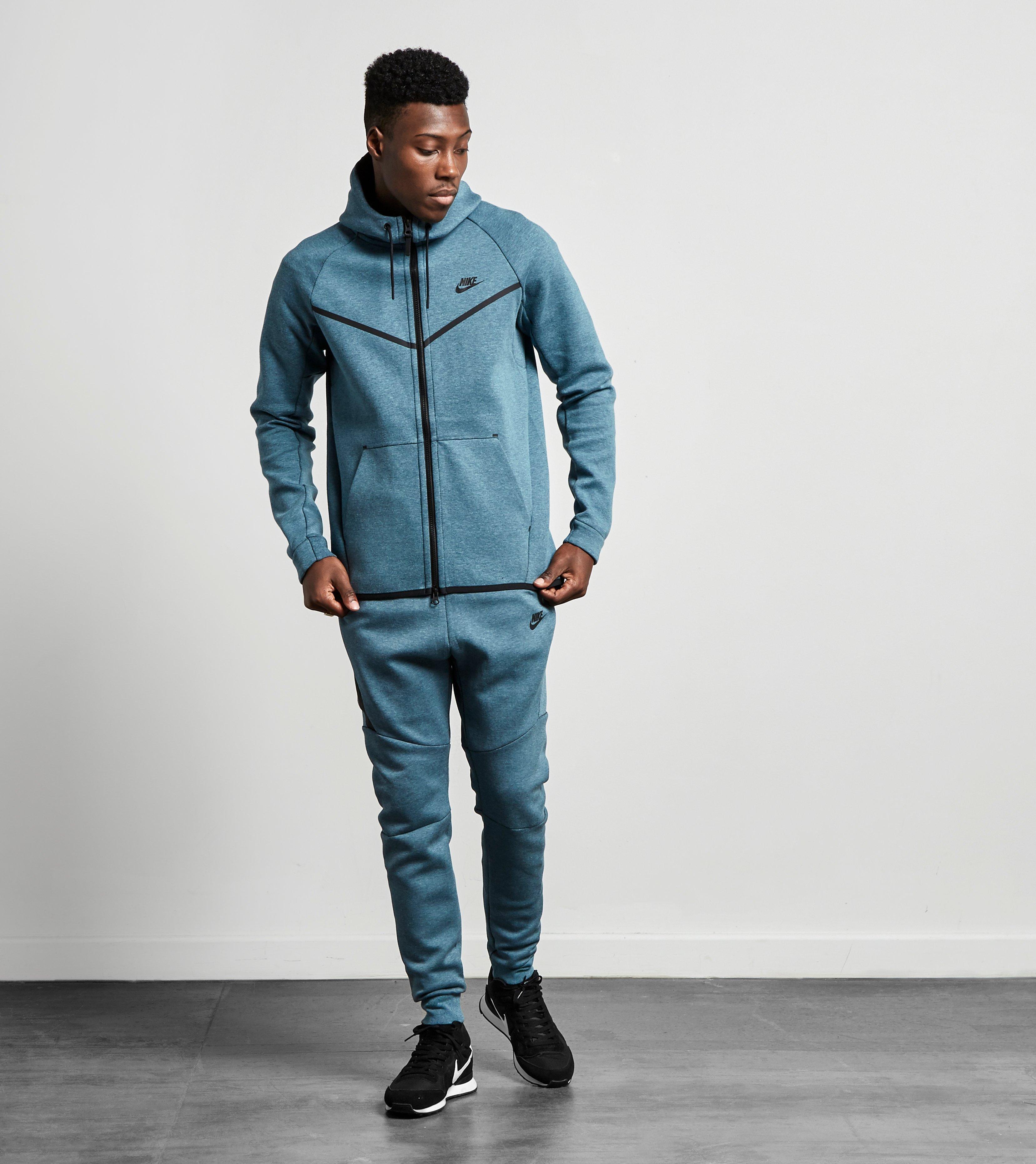 Lyst - Nike Tech Fleece Windrunner Hoody in Blue for Men
