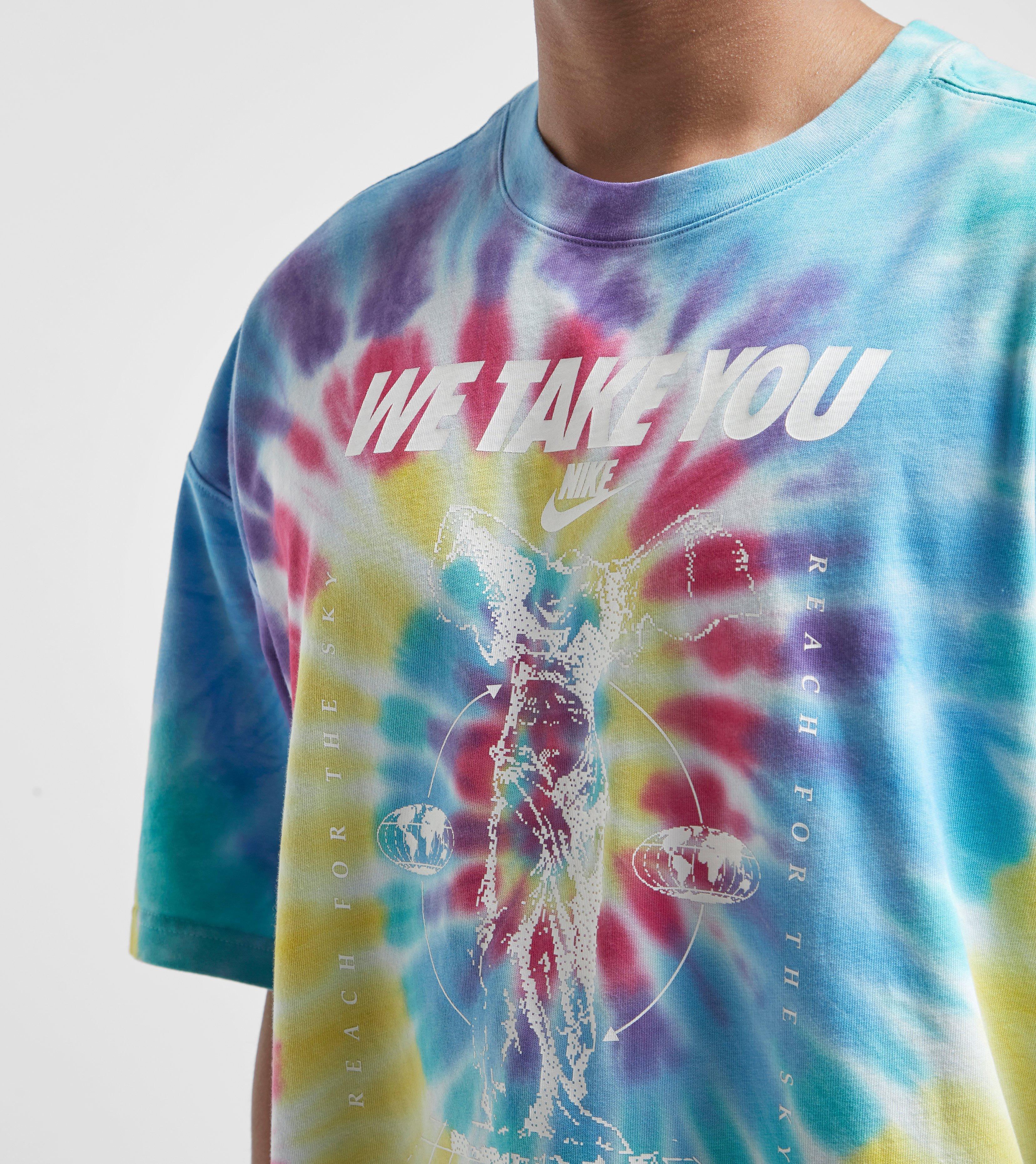 nike blue tie dye