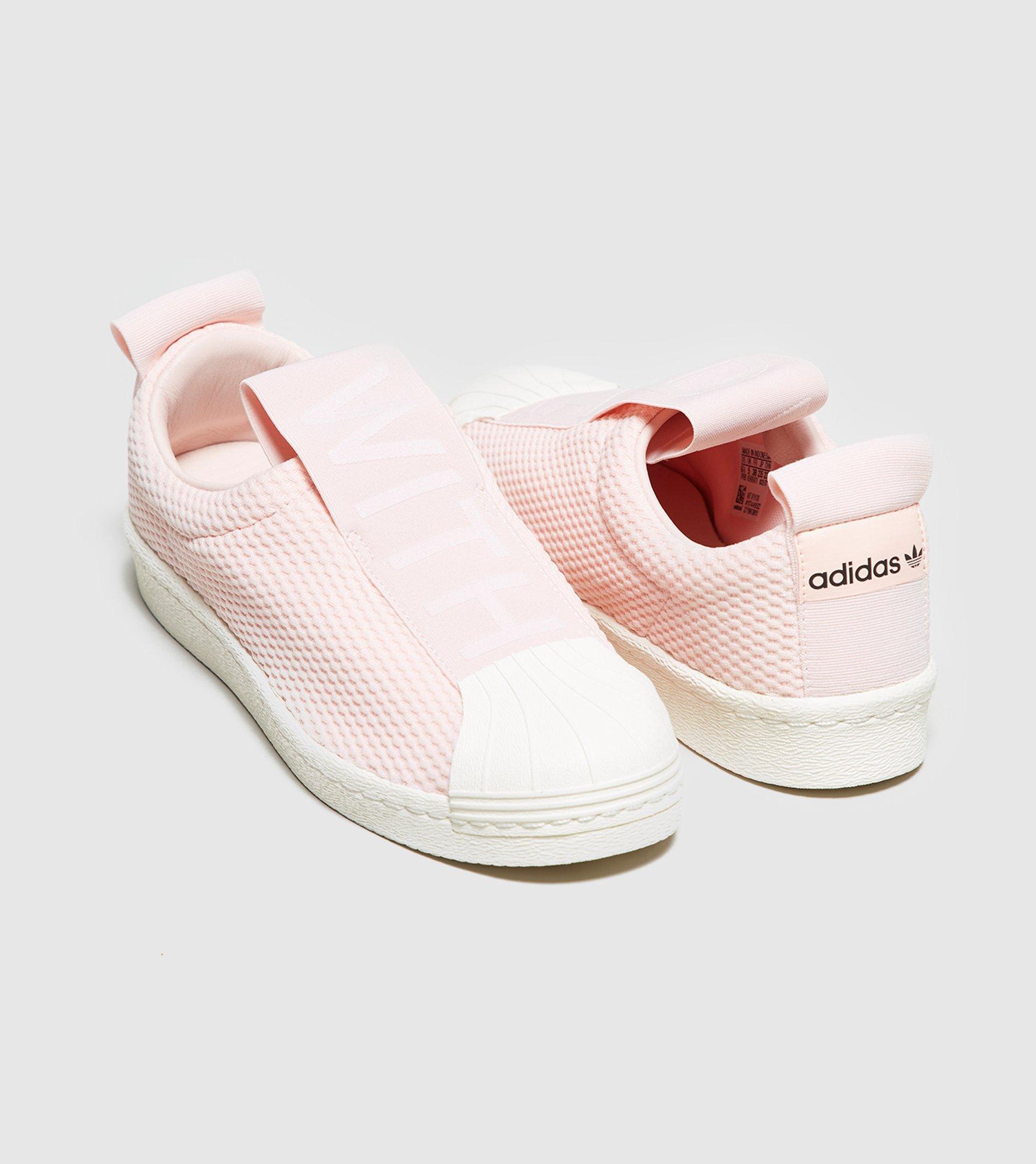 adidas originals superstar bw35 slip on s in pink lyst adidas originals superstar bw35 slip on s in pink lyst