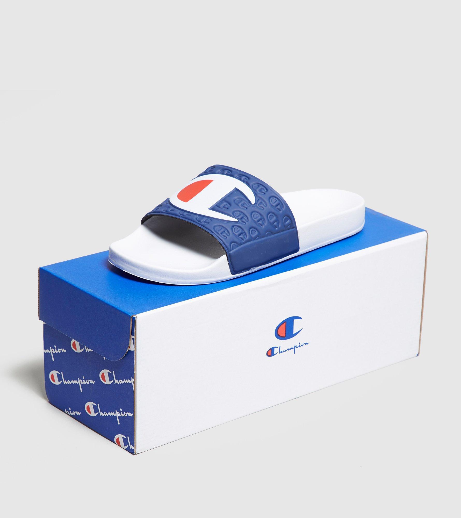 white champion slides men