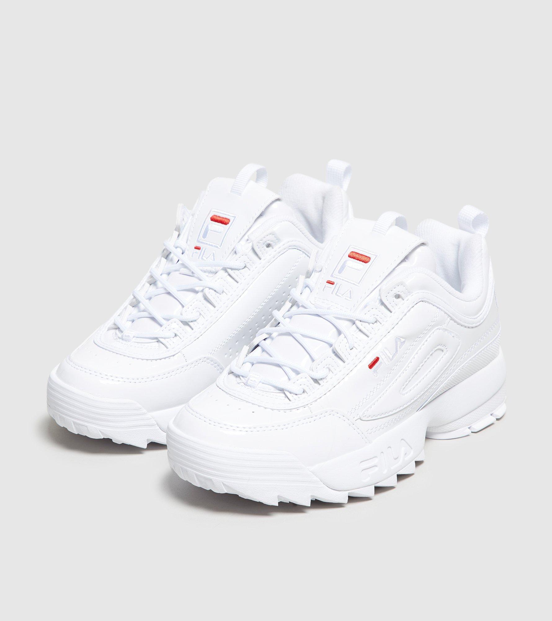 womens fila white shoes