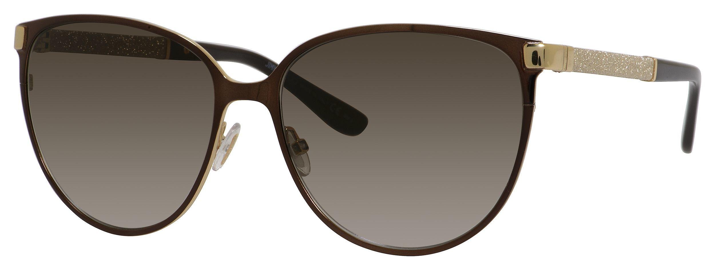 Jimmy Choo Posie Cat Eye Sunglasses in Brown - Lyst