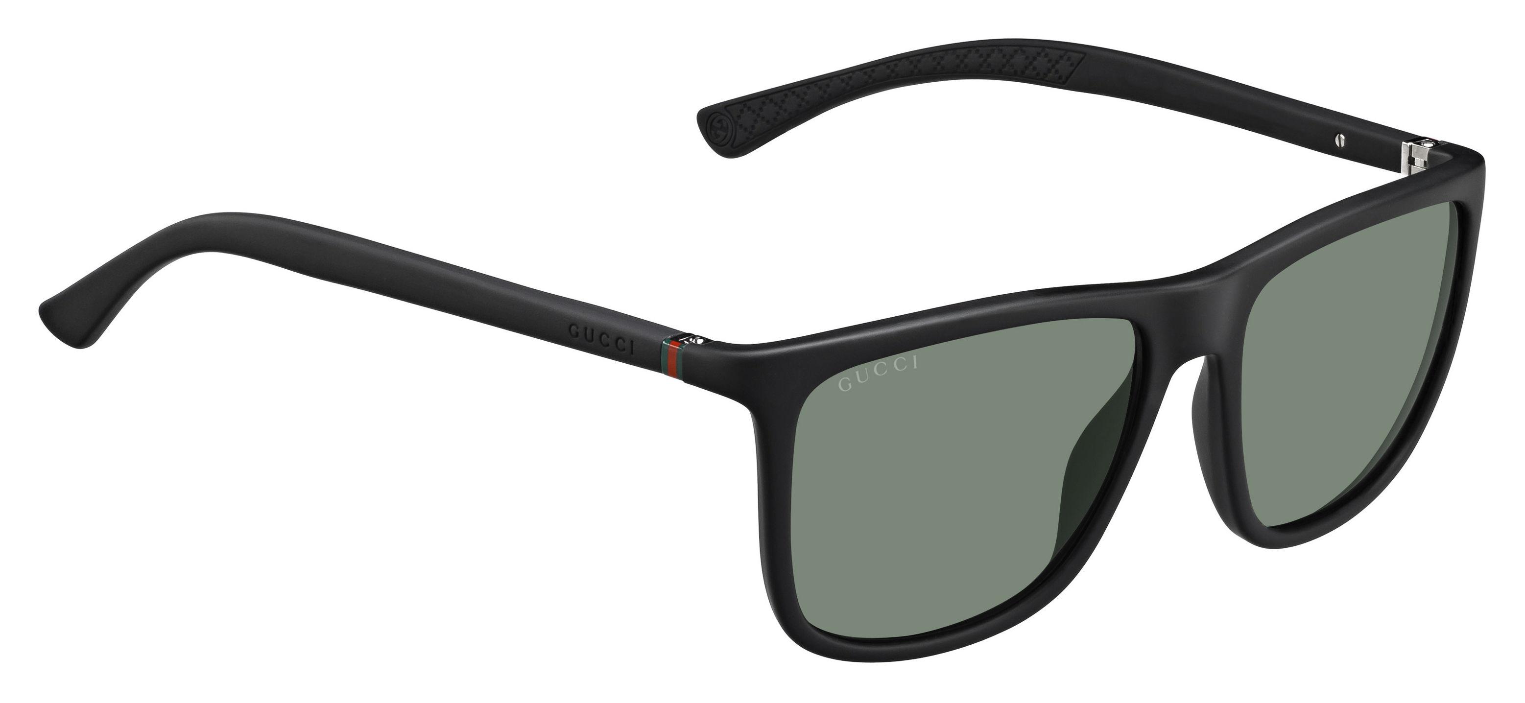 Gucci 1132 Wayfarer Sunglasses in Black for Men - Lyst