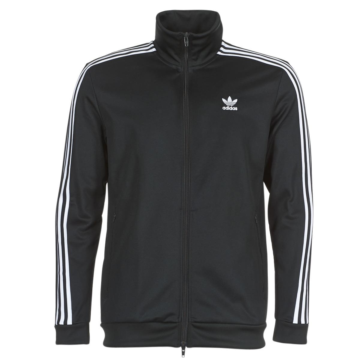adidas Beckenbauer Tt Men's Tracksuit Jacket In Black in Black for Men ...