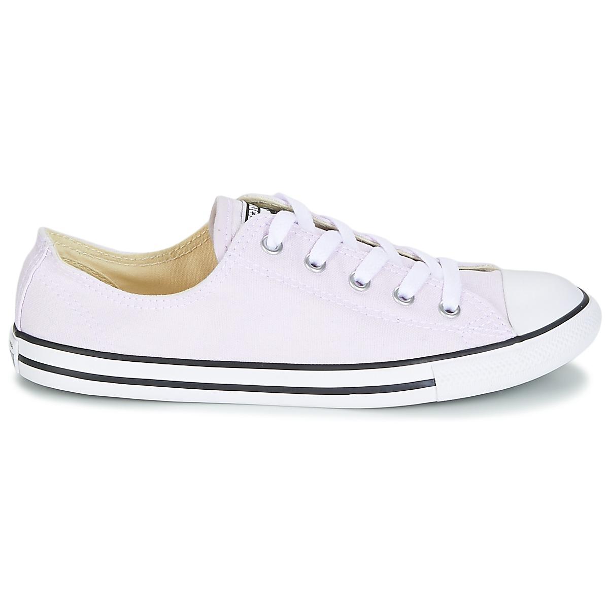 Women's Purple Chuck Taylor All Star Dainty Ox Canvas Colour Shoes (trainers) Women's Purple Chuck Taylor All Star Dainty Ox Canvas Colour Shoes (trainers)