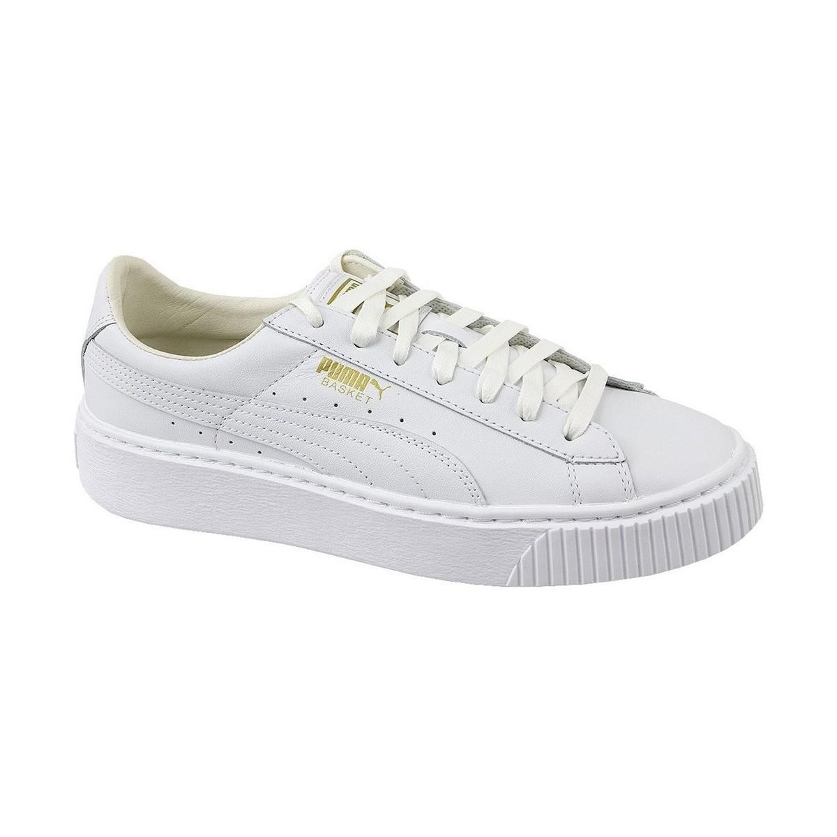 Basket Platform Core ShoestrainersIn White Puma Women's wOmvNn0y8