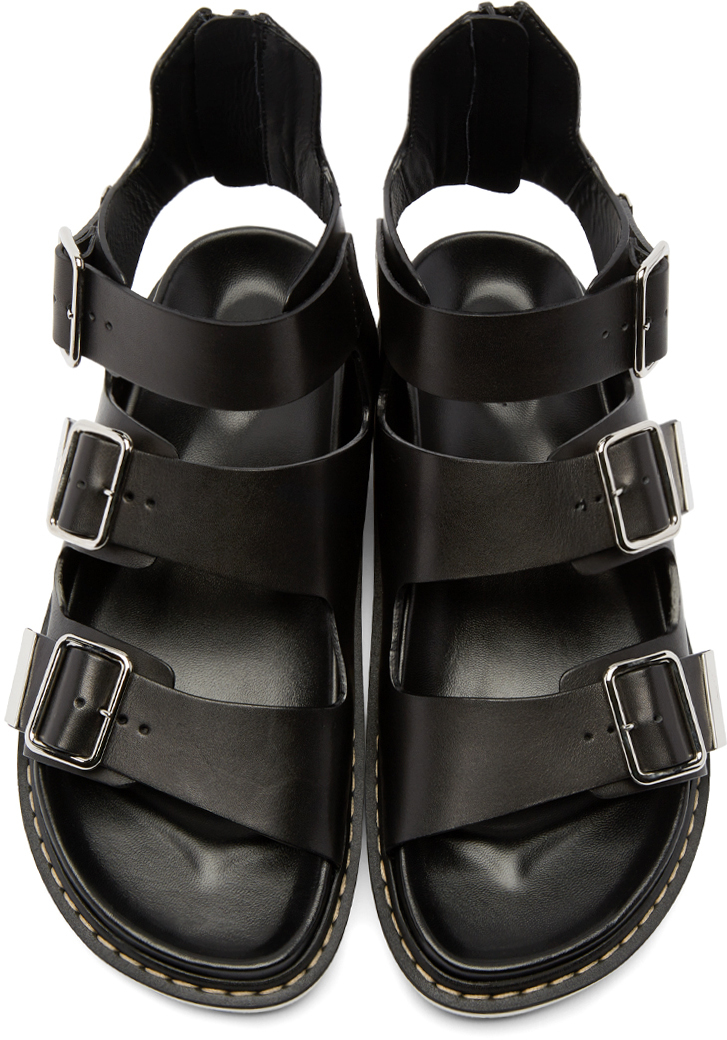 Givenchy Black Multi-strap Sandals in Black for Men | Lyst