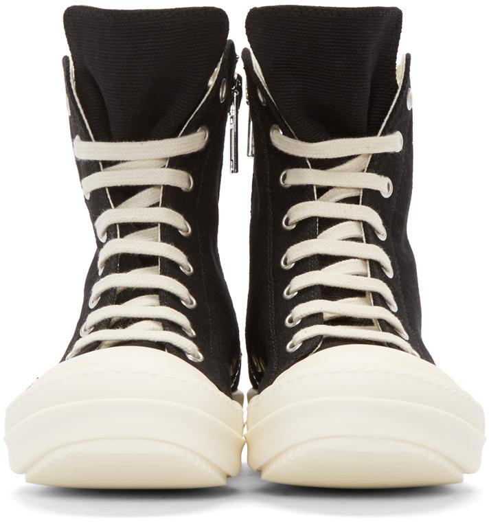 rick owens canvas shoes