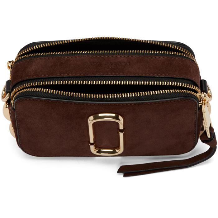 Marc Jacobs Brown Small Snapshot Bag in Brown - Lyst
