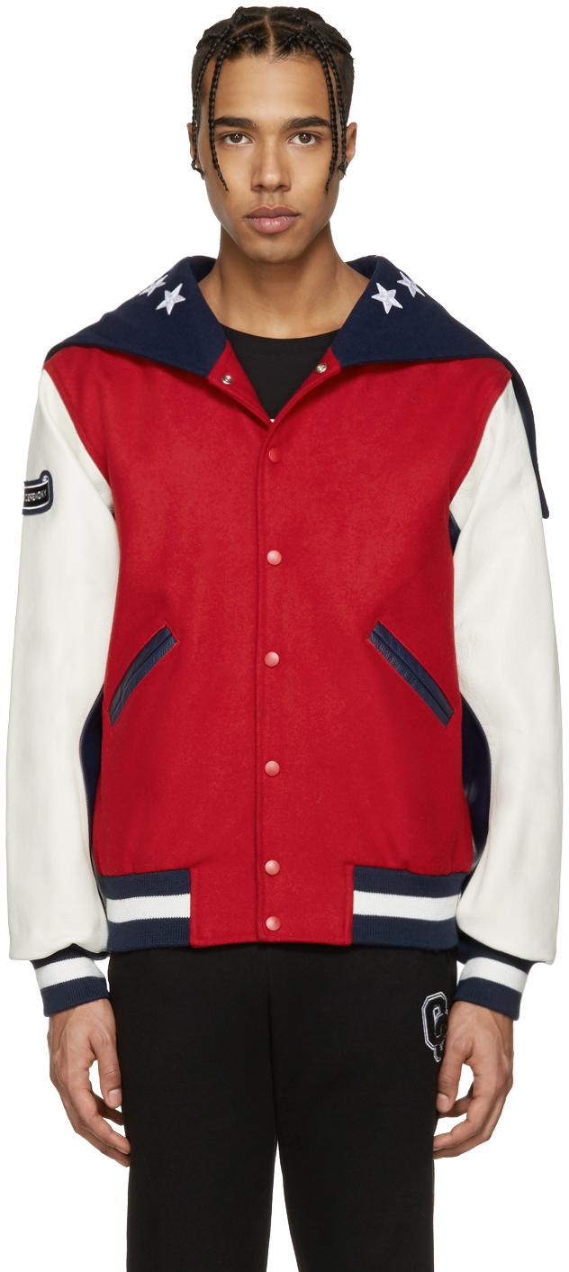 Lyst - Opening Ceremony Red Usa Global Varsity Jacket in Red for Men