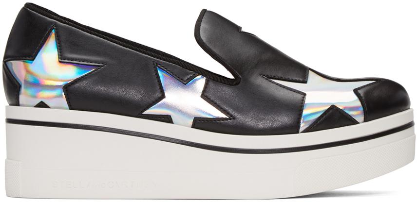 holographic loafers stella mccartney black binx holographic loafer in holographic loafers stella mccartney black binx holographic loafer in
