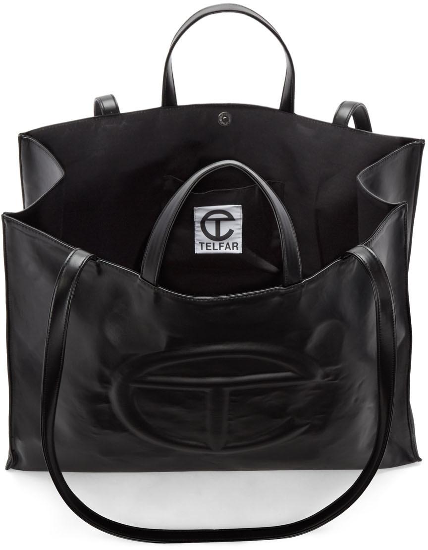 Telfar Medium Black Shopping Bag : LUXURY BRAND NEW, Telfar Small