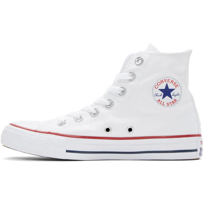 Lyst - Converse White Classic Chuck Taylor All Star Ox High-top ...