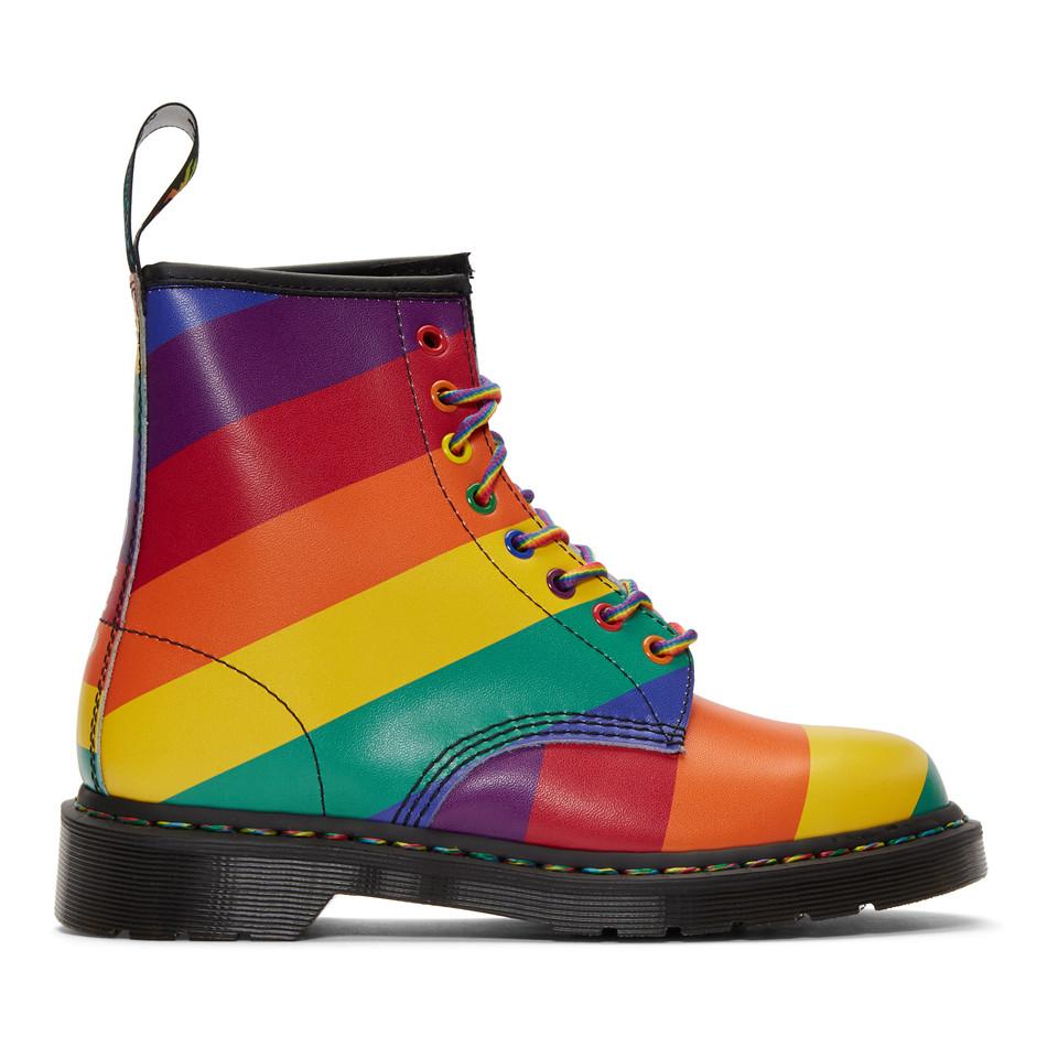 rainbow laces dr martens