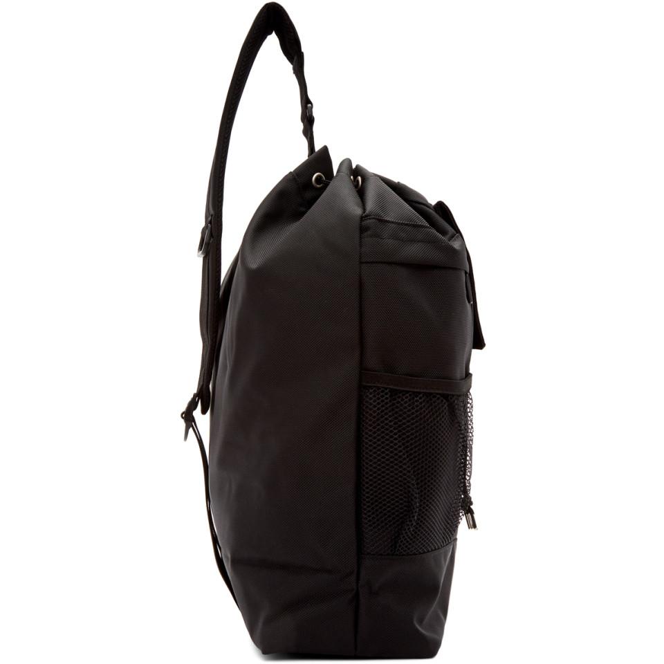 ADER error Ssense Exclusive Black Ascc Single Strap Backpack in Black ...