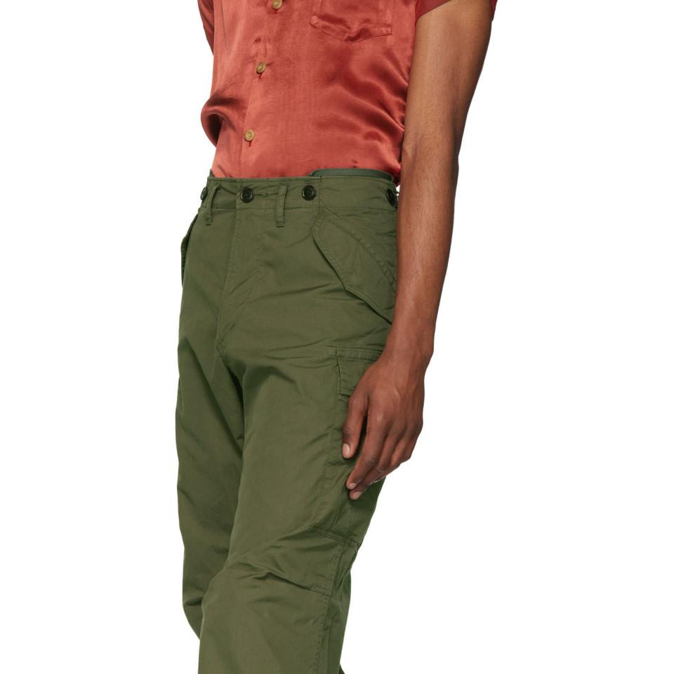 Visvim Green Eiger Cargo Pants  in Green for Men Lyst