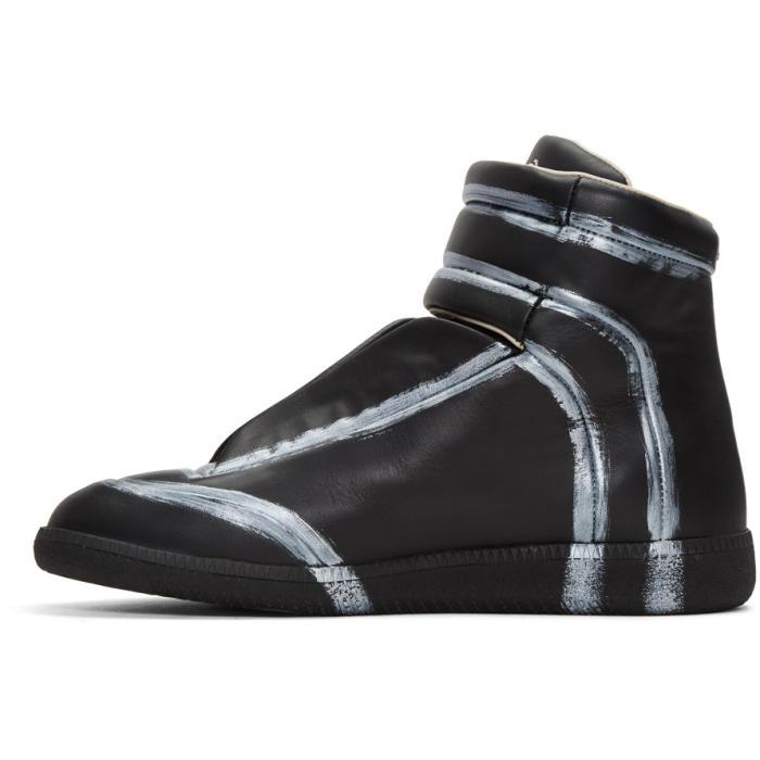 silver margiela sneakers