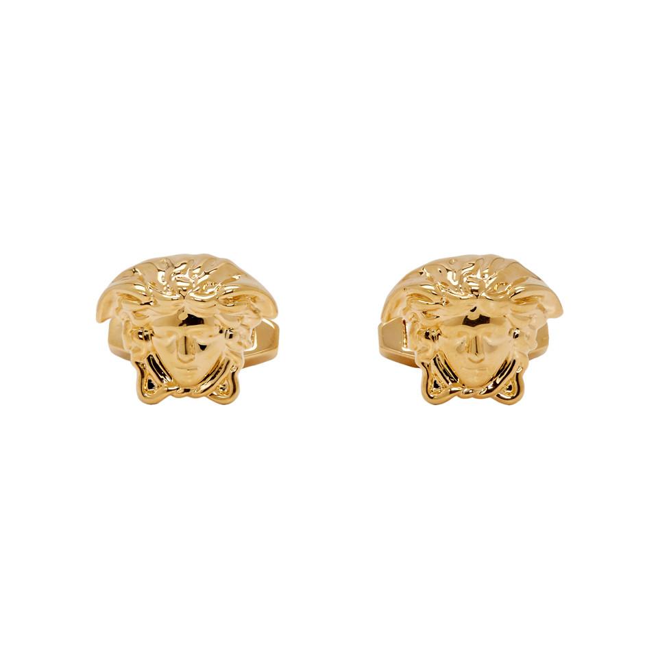 Versace Gold Rodio Cufflinks in Metallic for Men Lyst