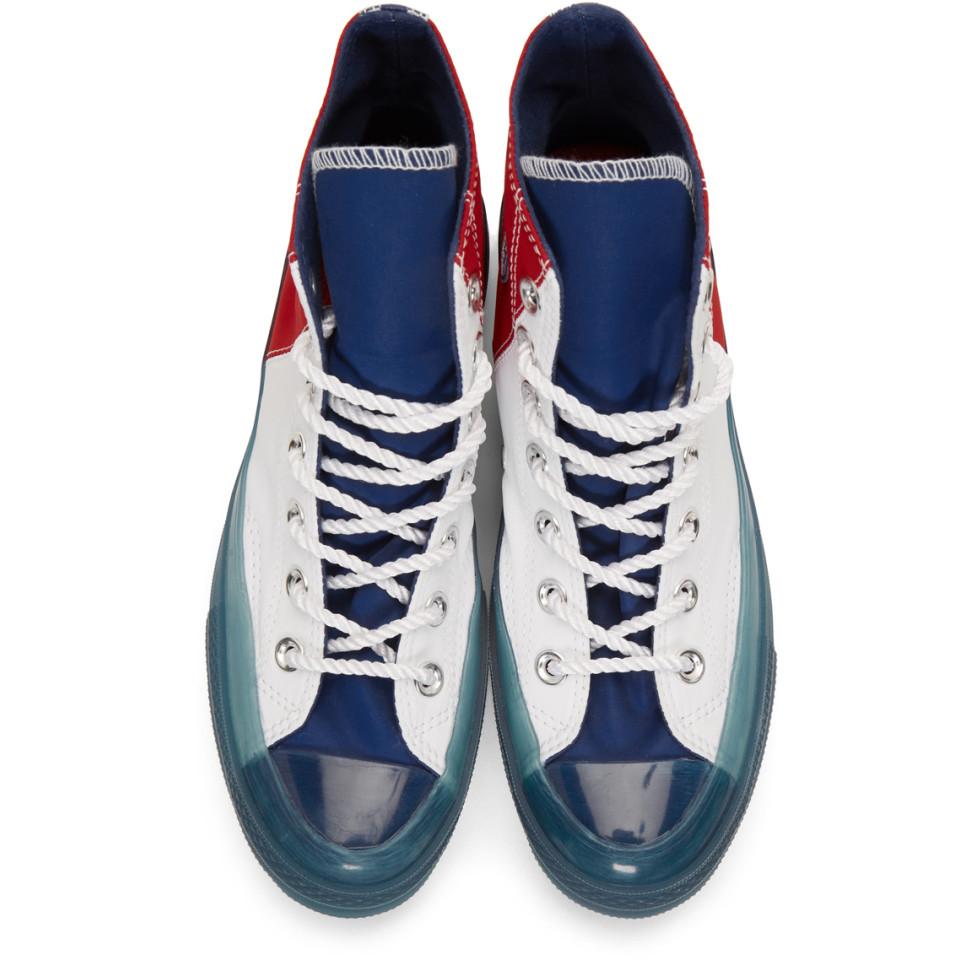 converse high sole shoes