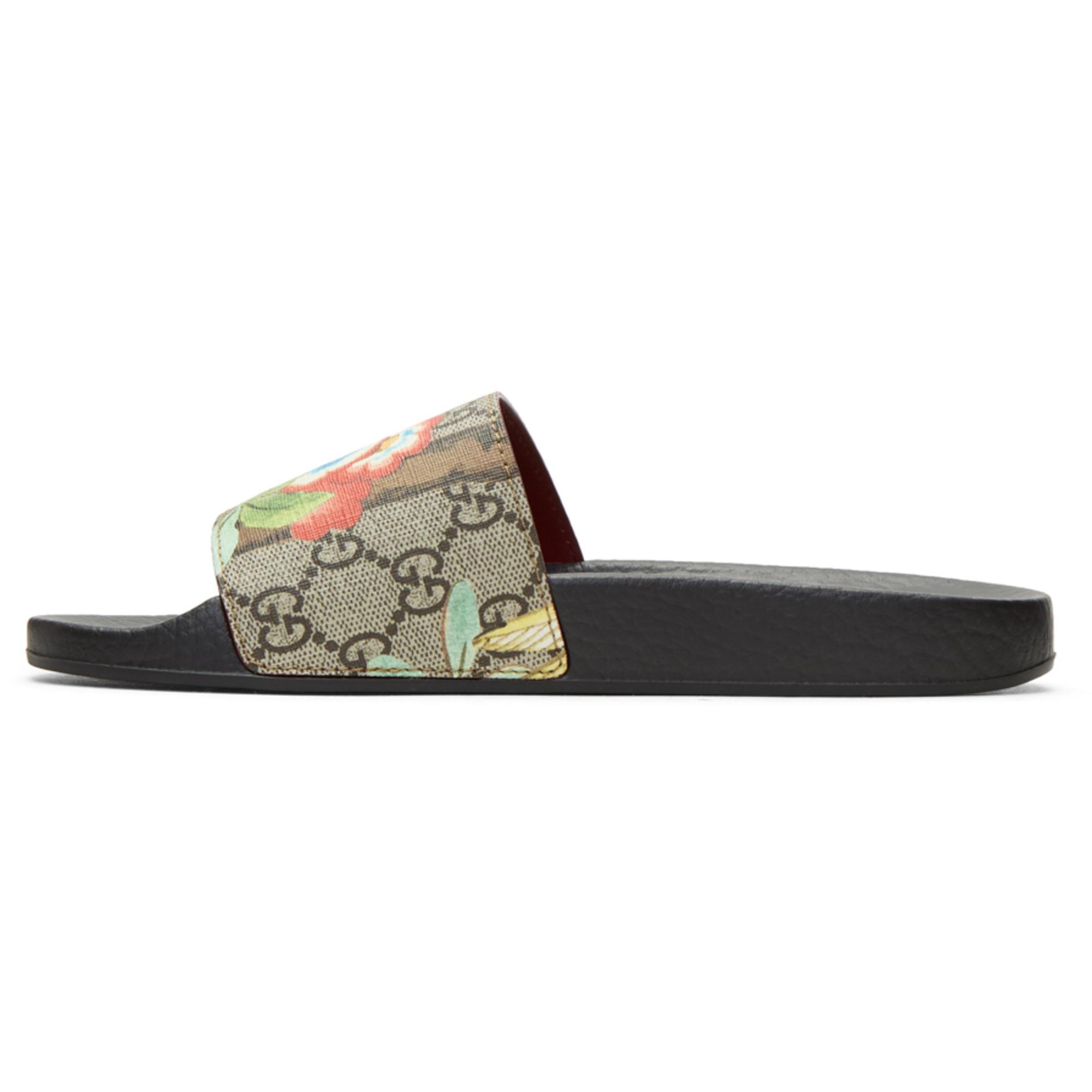 gucci tian slides womens