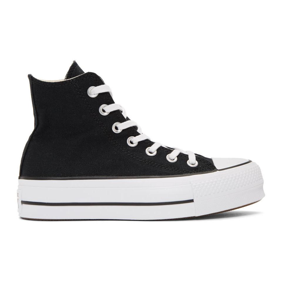 chuck taylor all star platform egret white black