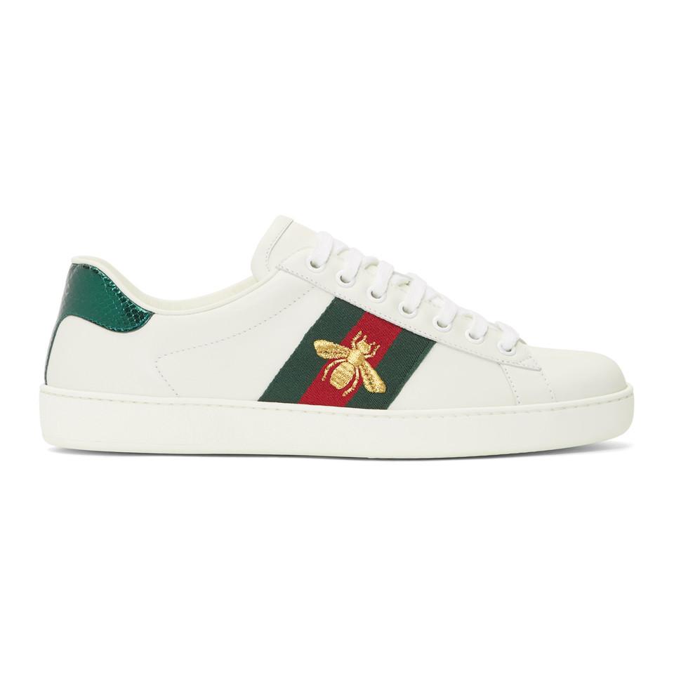 gucci bee sneakers men