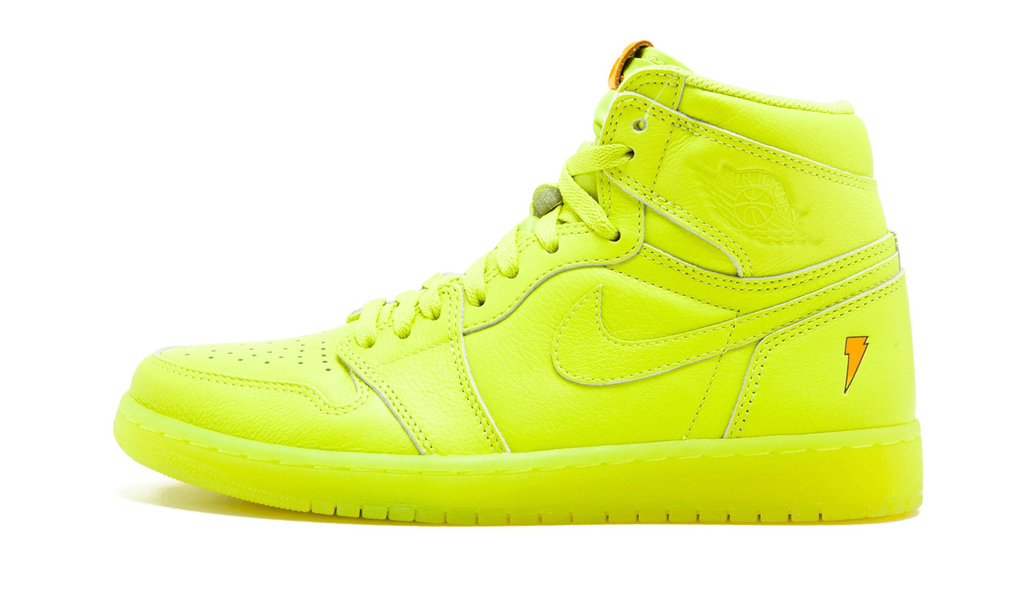 yellow nike airs