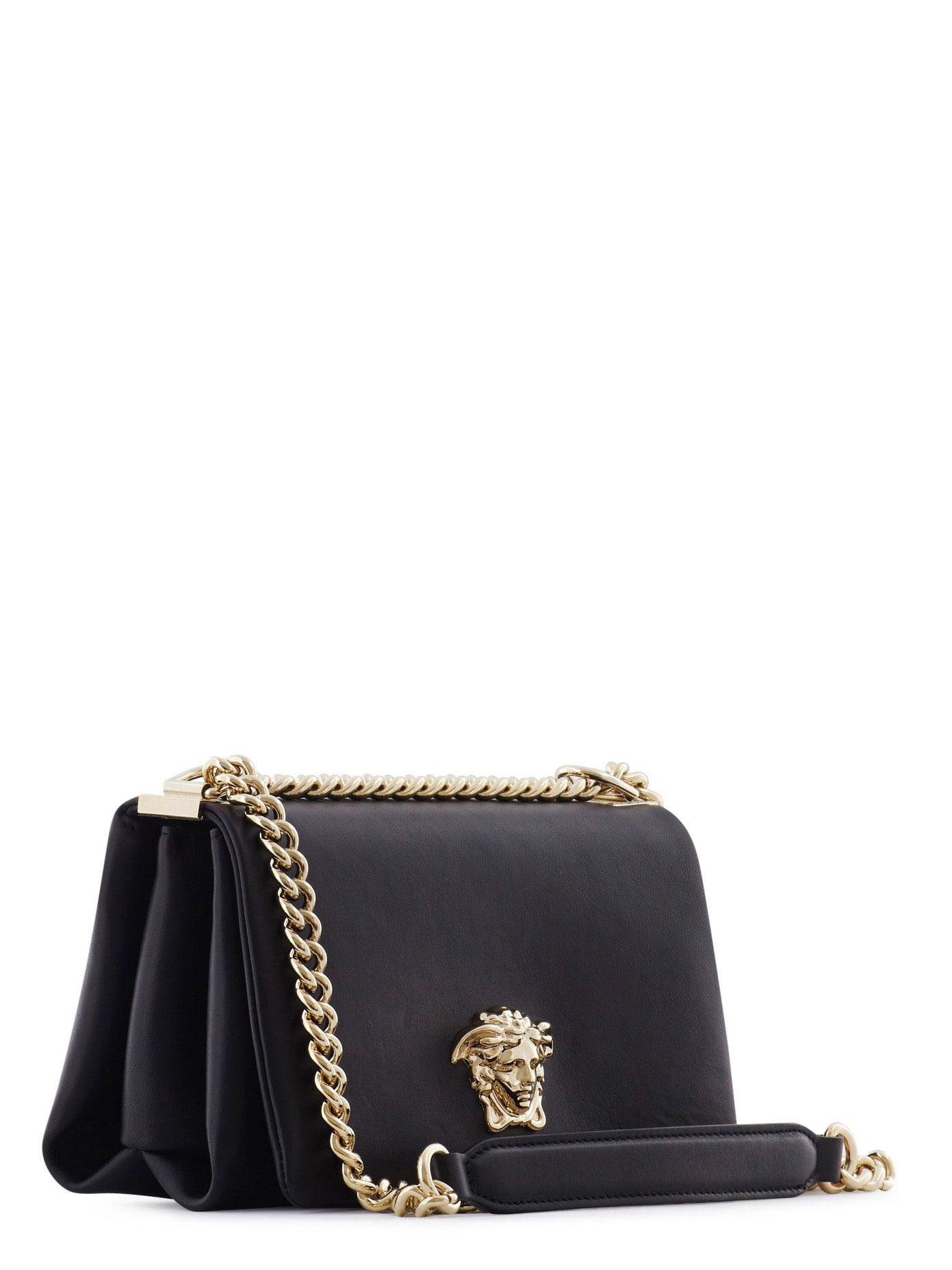 versace bag black and gold