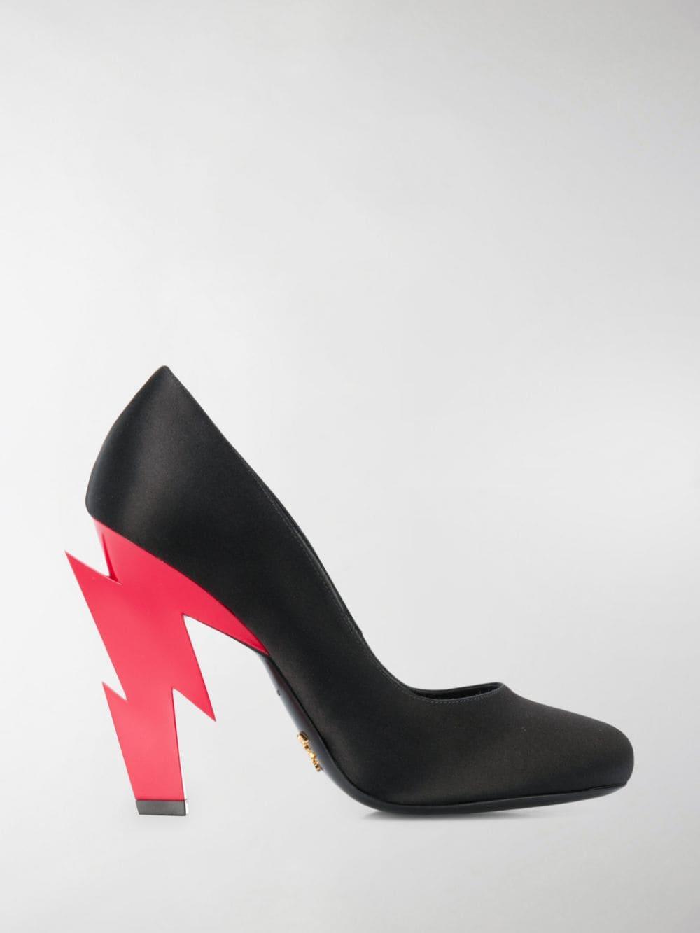 prada lightning bolt sneakers