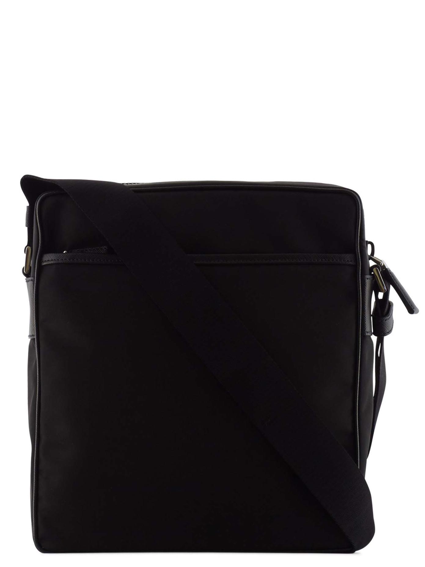 Lyst - Prada Nylon Crossbody Bag in Black for Men