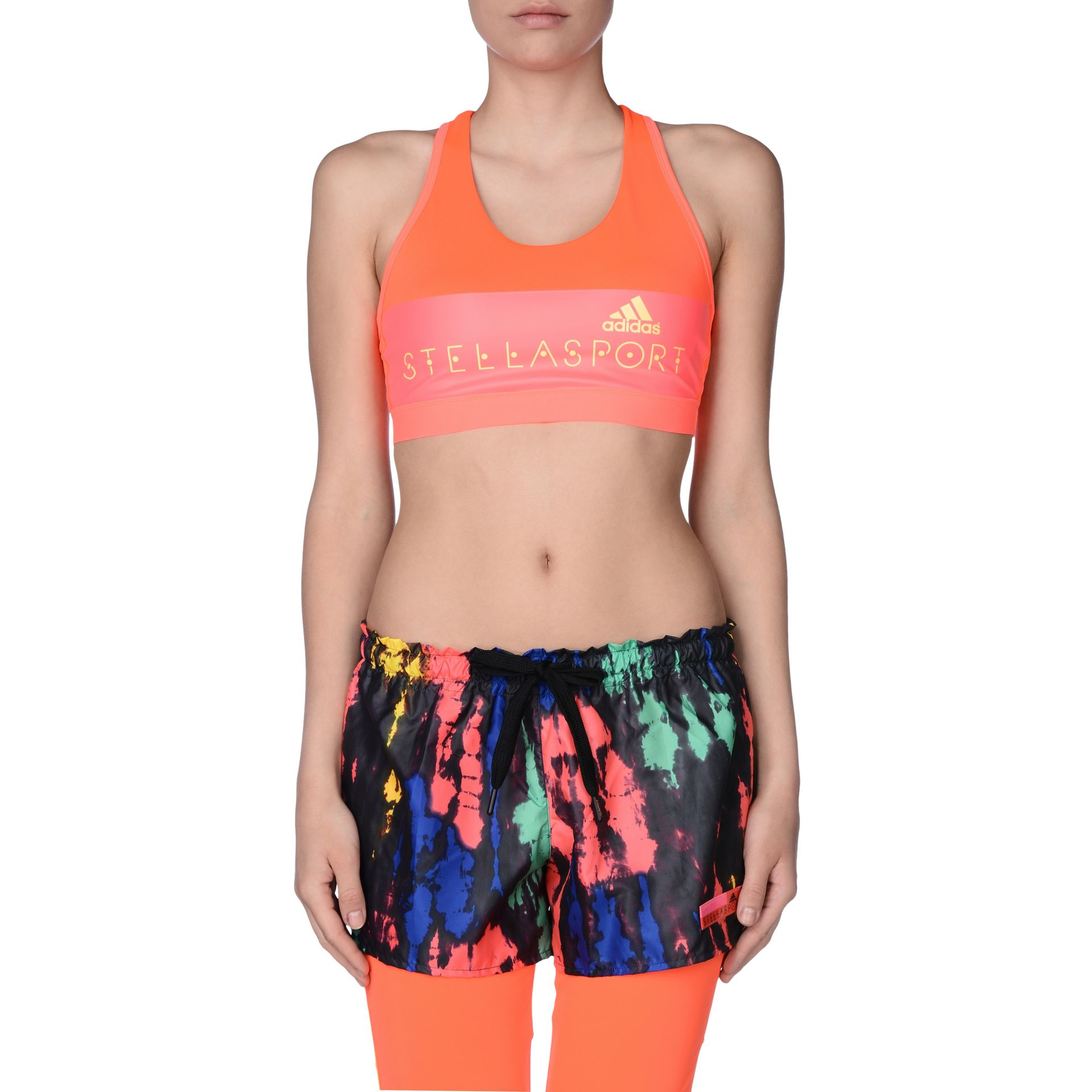 Adidas by stella mccartney Red Sports Bra Lyst