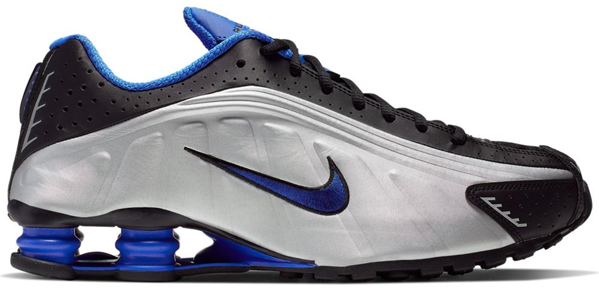 nike shox r4 blue mens