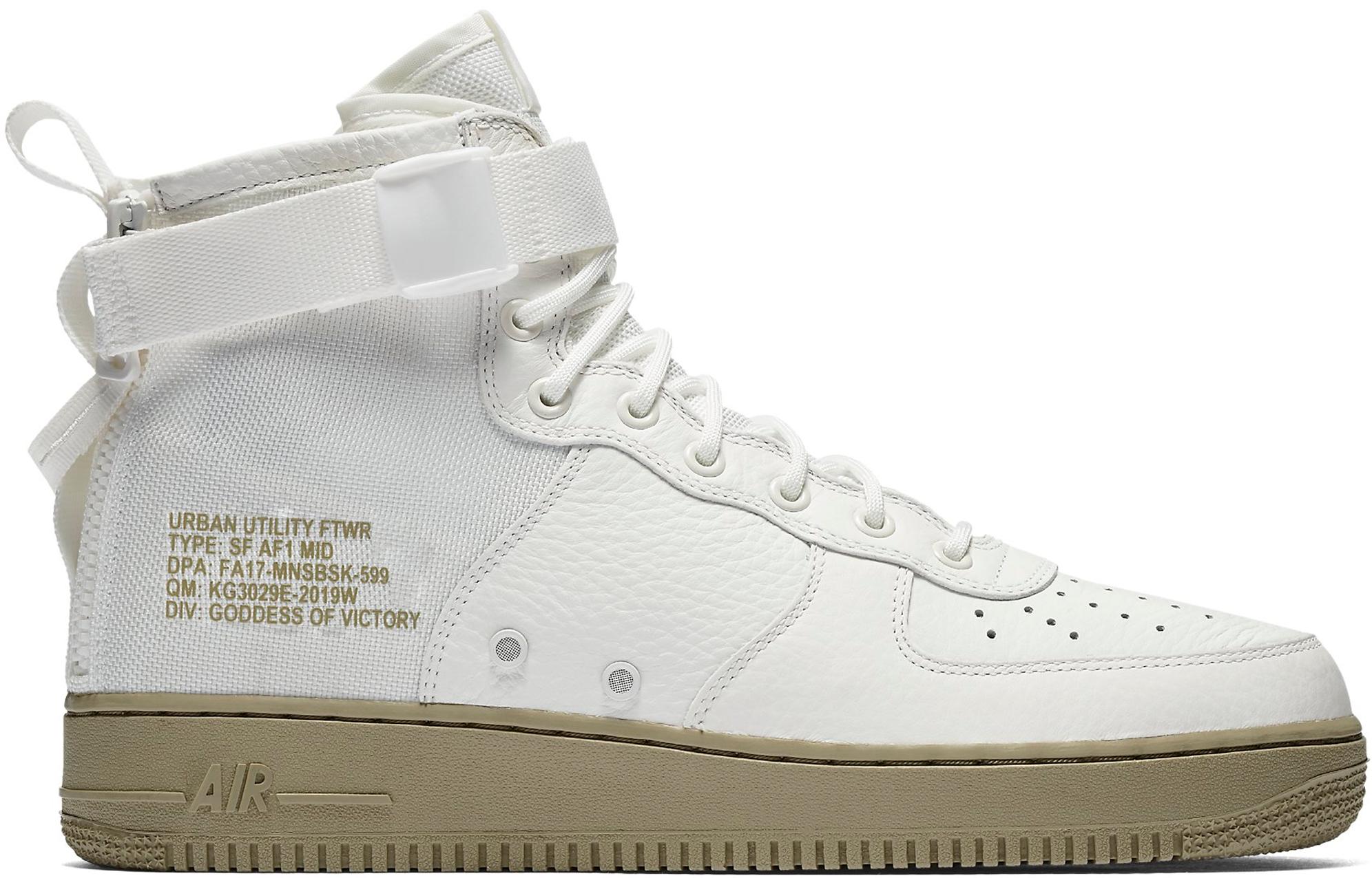 Nike Sf Air Force 1 Mid Ivory Olive in White for Men - Lyst
