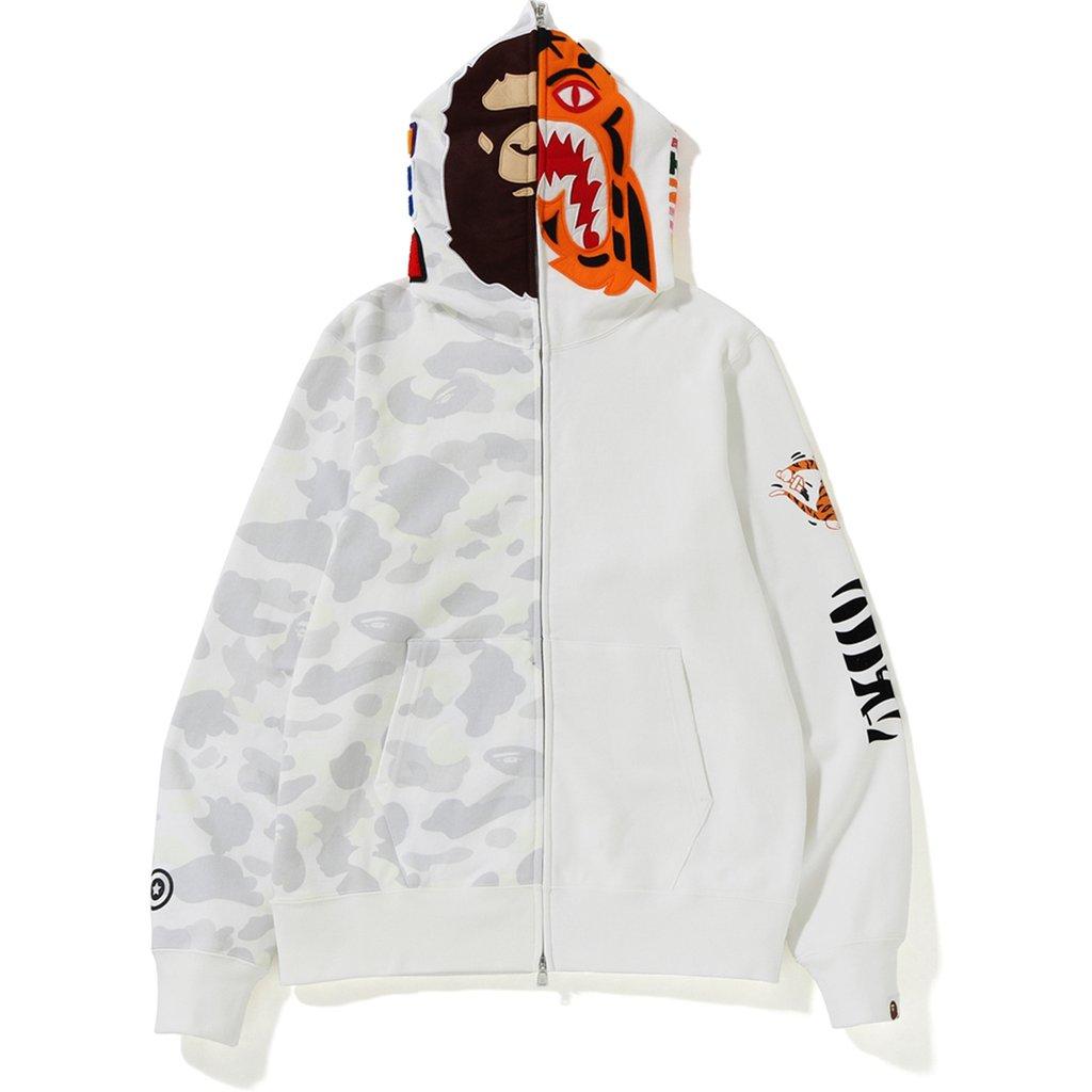 A Bathing Ape City Camo 2nd Ape Tiger Full Zip Hoodie White in White for Men Lyst A Bathing Ape City Camo 2nd Ape Tiger Full Zip Hoodie White in White for Men Lyst