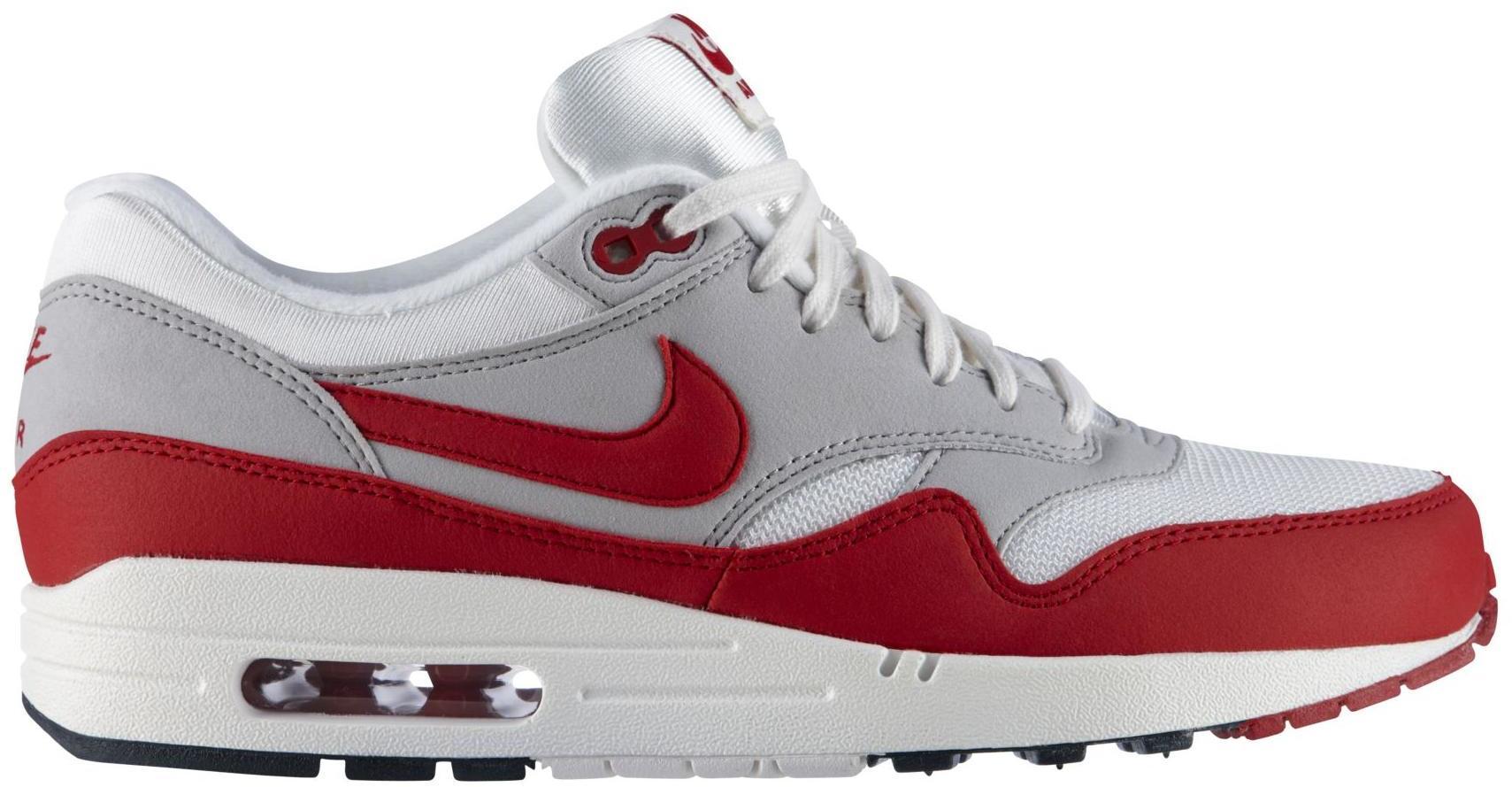 air max 1 red grey