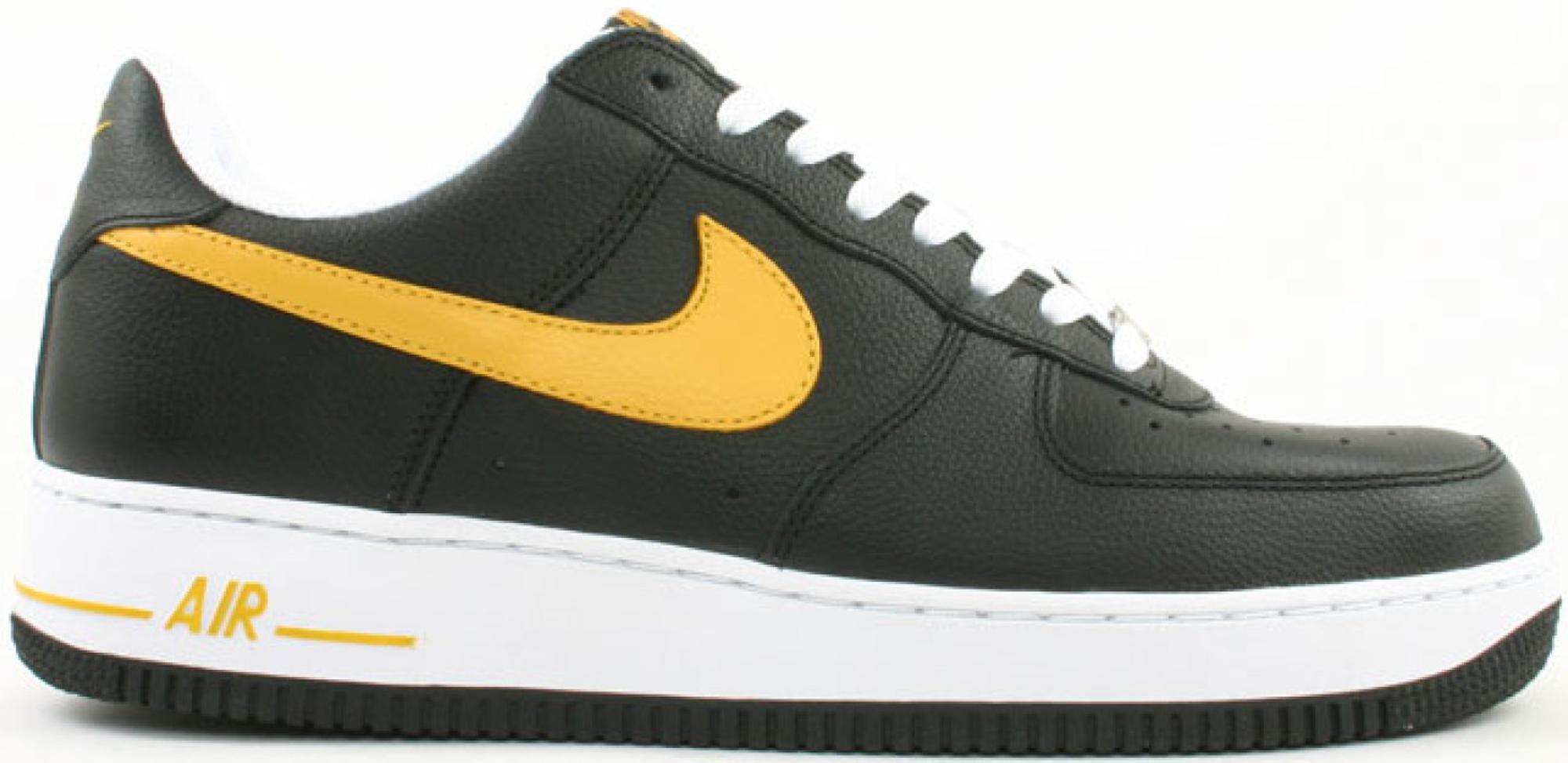 university gold air force 1