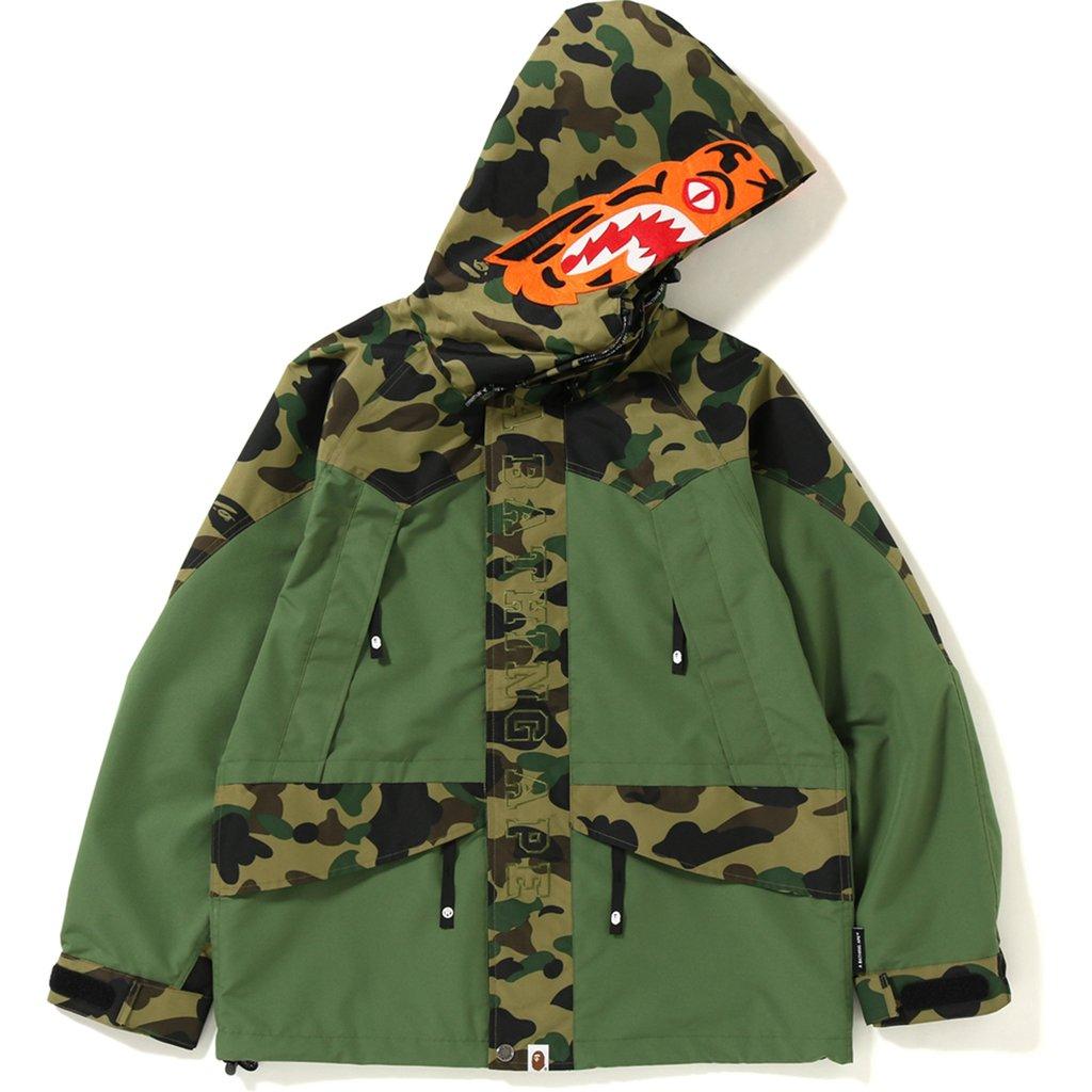 A Bathing Ape 1st Camo Tiger Snowboard Jacket Olive Drab/green in Green ...