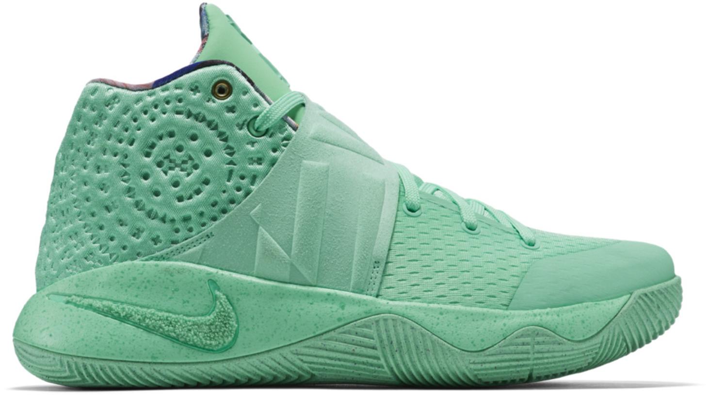 kyrie 4 grey green