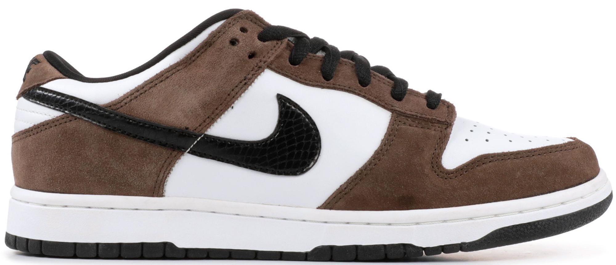 nike dunk low tan and white