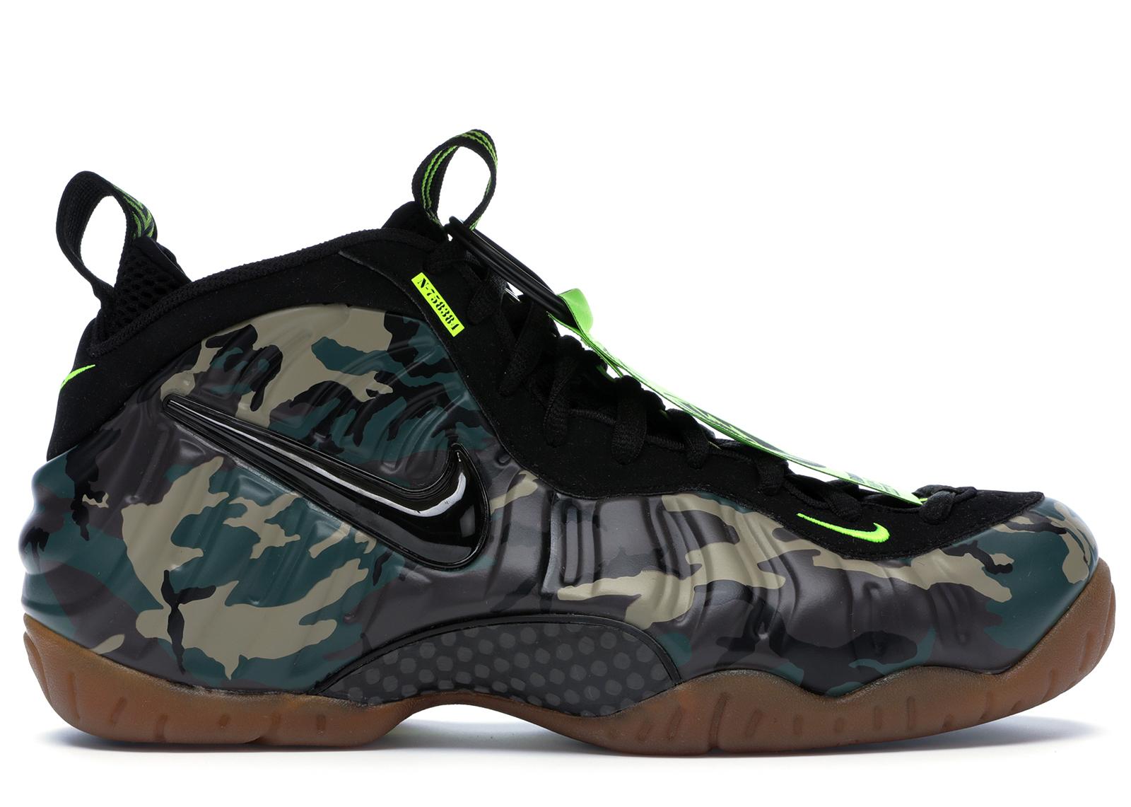 Nike Air Foamposite Pro Army Camo in Forest/Black (Black) for Men - Lyst