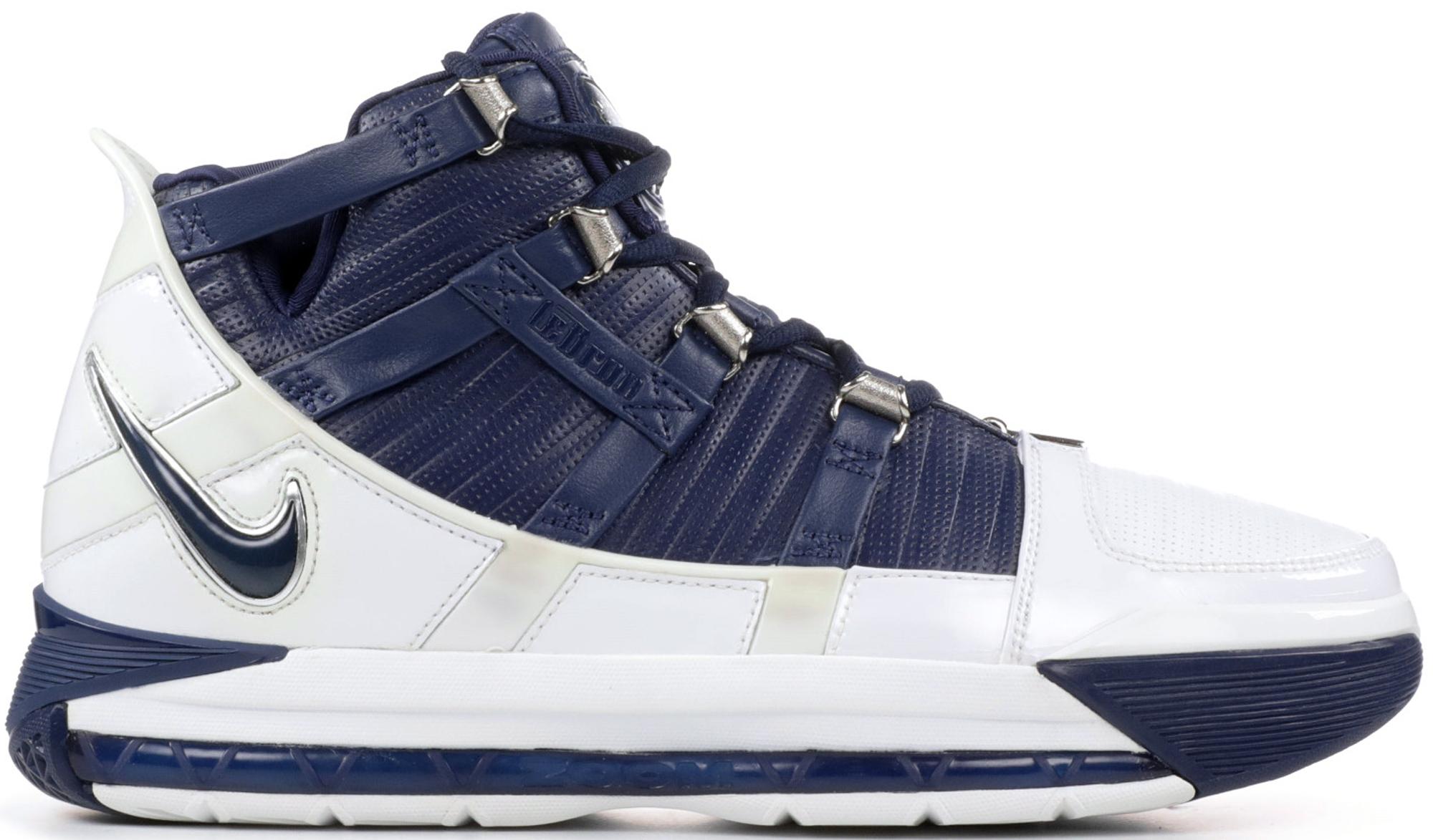 navy blue lebron james shoes