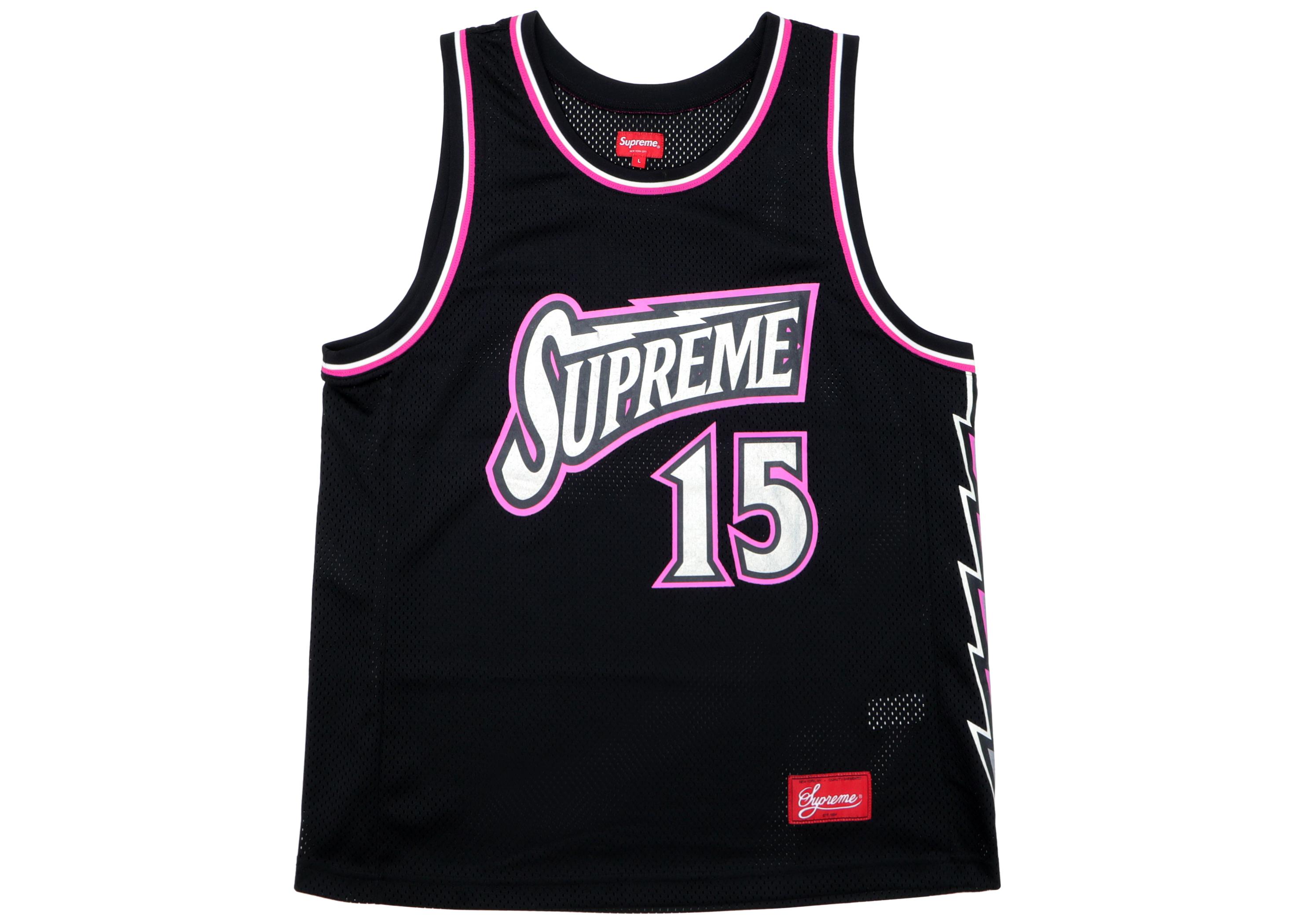Lyst Supreme Bolt Basketball Jersey Black in Black for Men