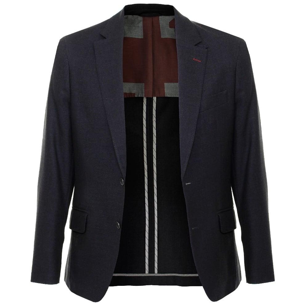 Hackett Hackett Wool Union Jack Navy Blazer Hm44187r in ...