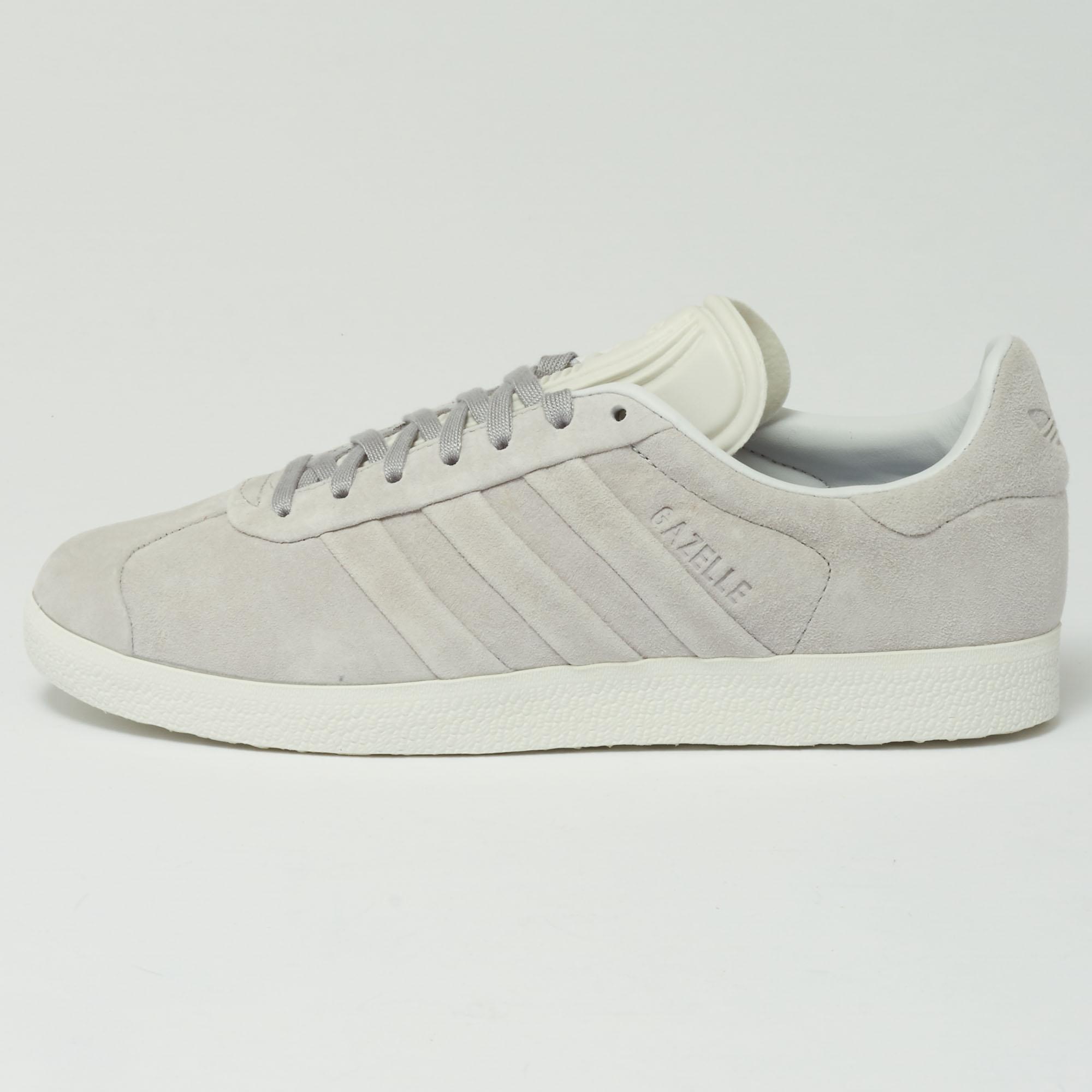 grey suede gazelles