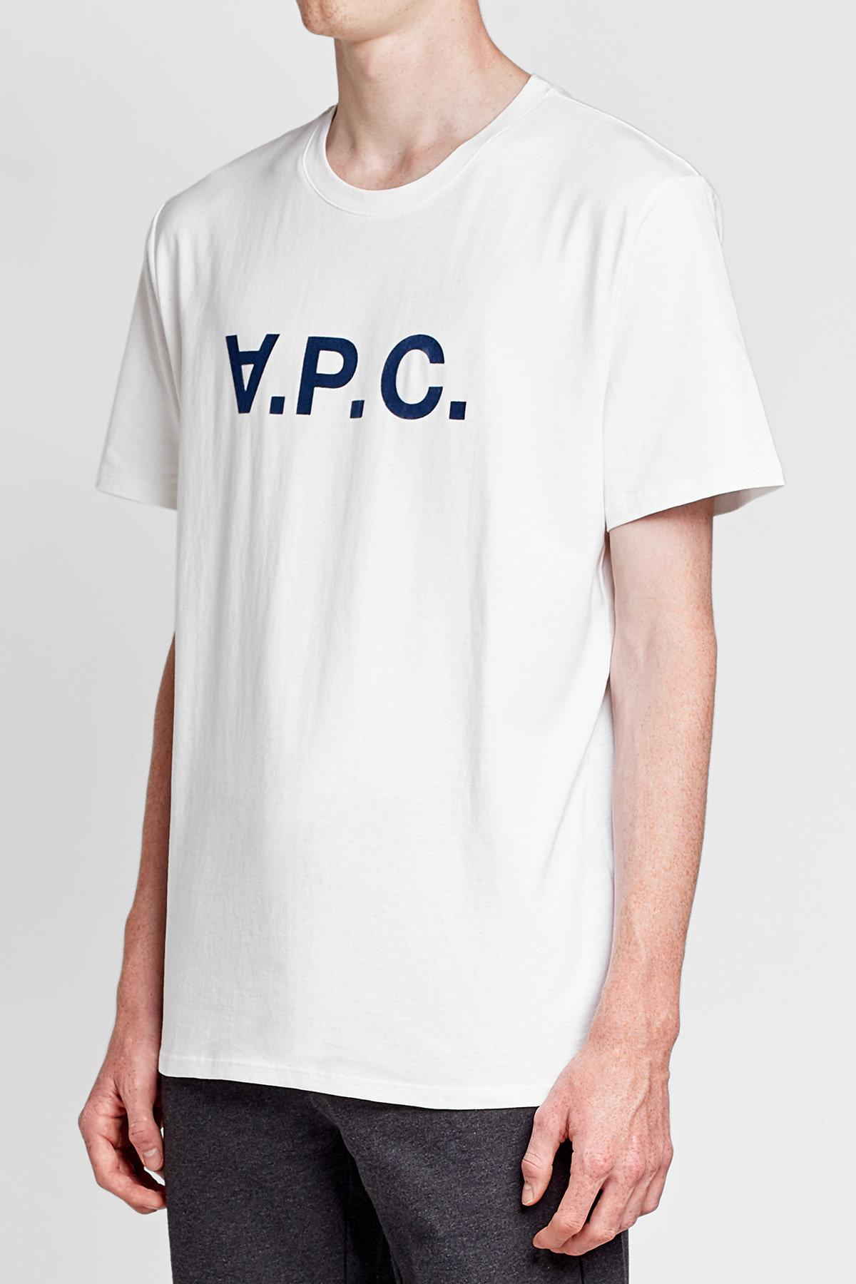 Lyst - A.p.c. Printed Cotton T-shirt for Men