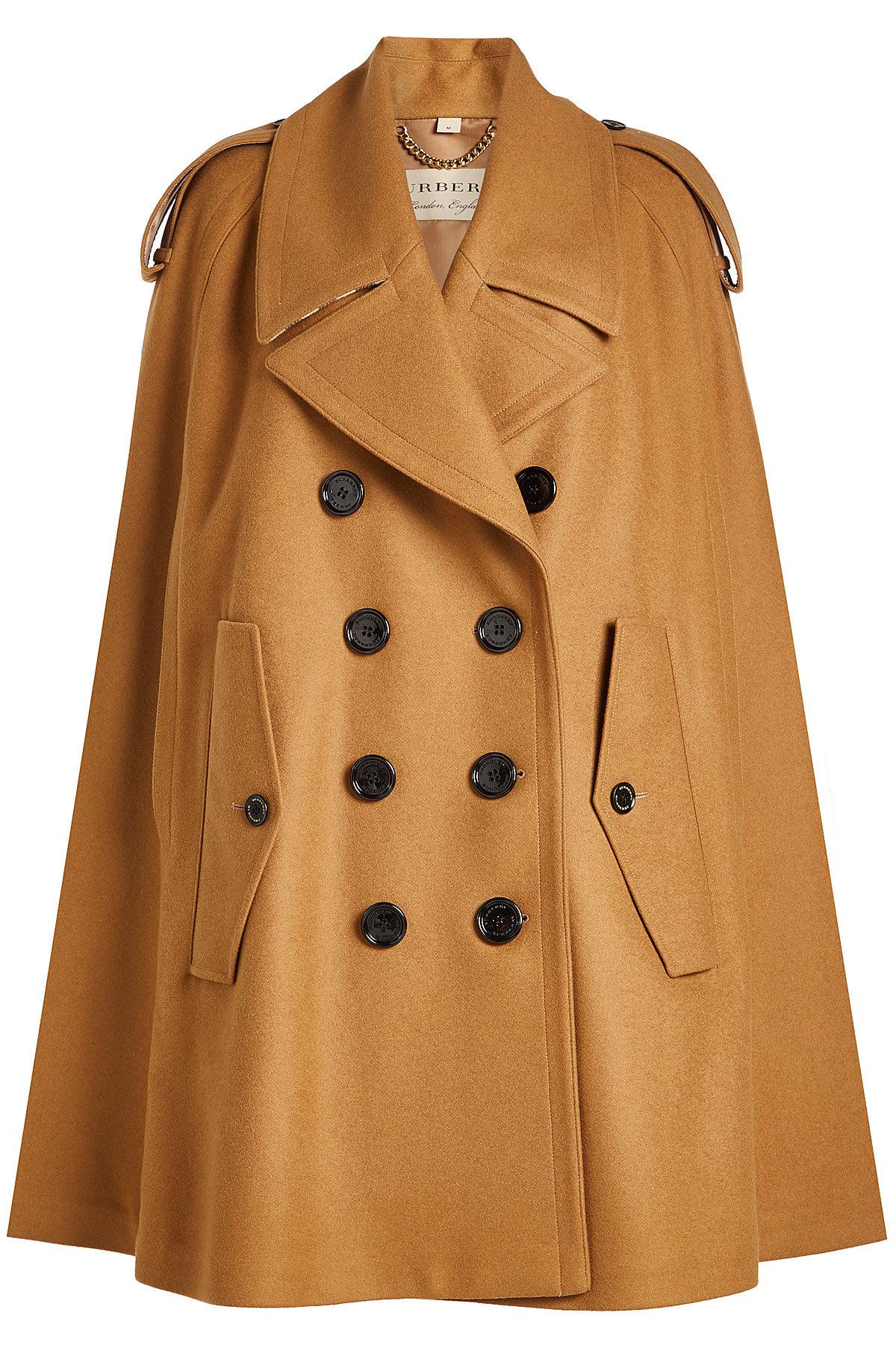 Lyst Burberry Wool Cape Lyst Burberry Wool Cape