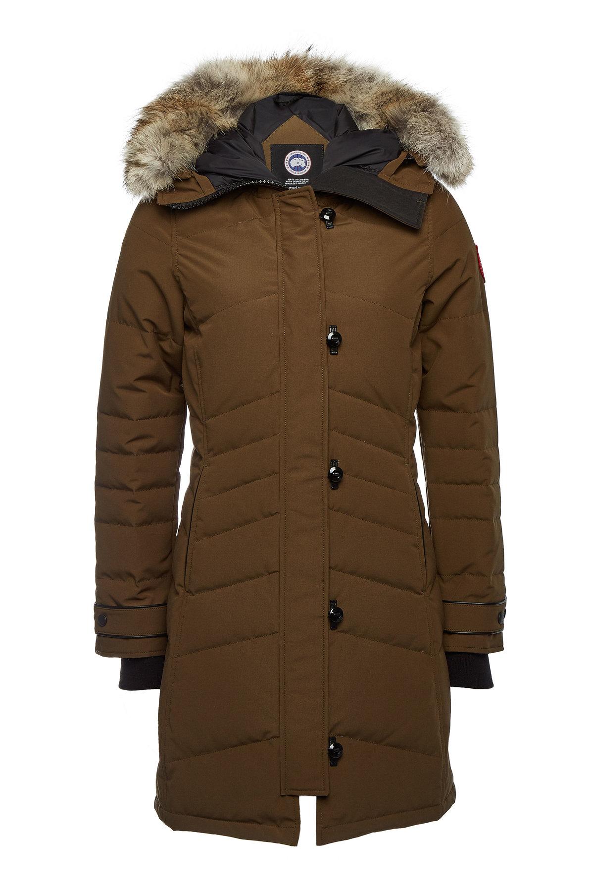 Canada Goose Loretta Down Parka With Fur-trimmed Hood in Brown - Lyst