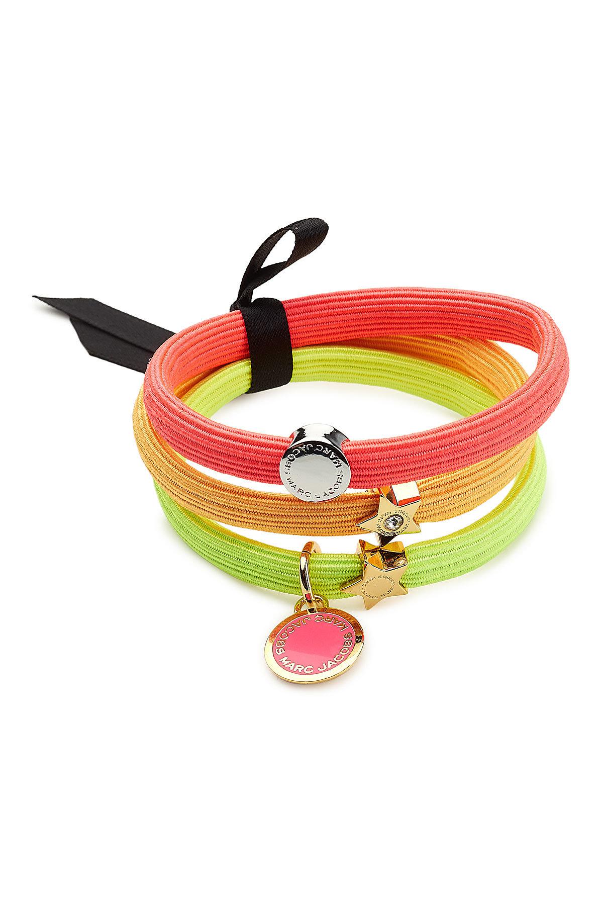 Marc Jacobs Logo Disc Hair Ties Lyst