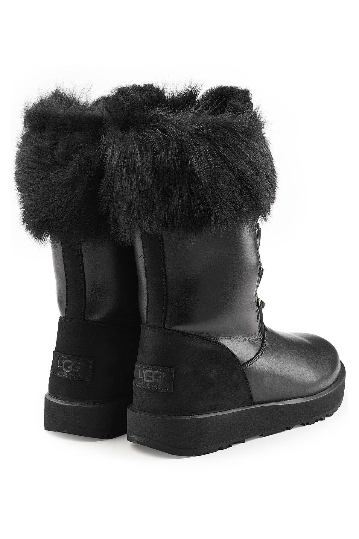 UGG Aya Waterproof (black) Women's Waterproof Boots in ...
