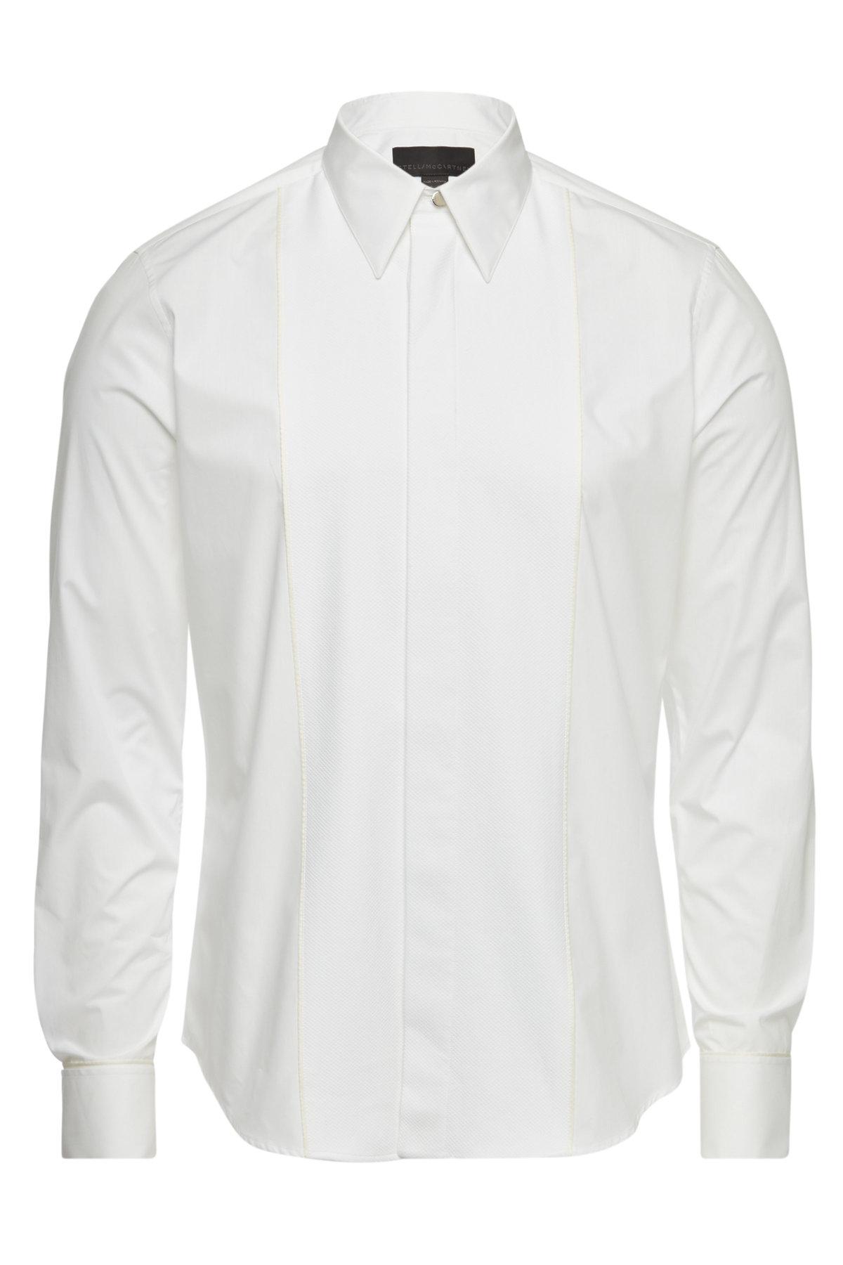 Stella McCartney Simon Cotton Shirt in White for Men - Lyst